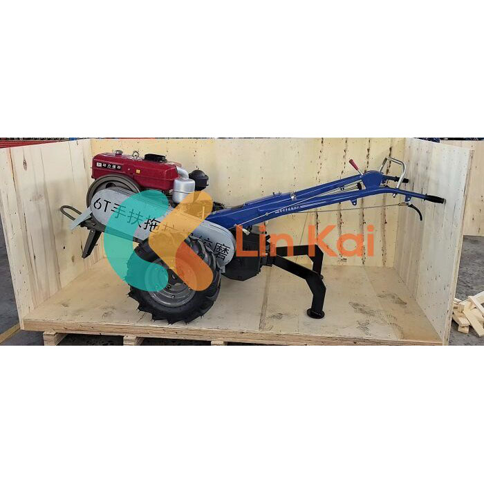 Linkai Elektrik Xətti Qülləsinin Tikintisi üçün Gəzinti Traktor Bucurqadını işə saldı