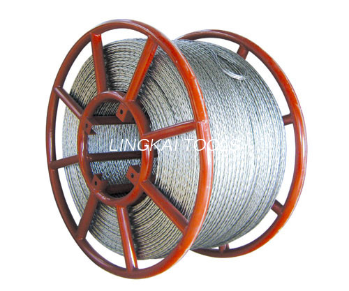 6 Kvadrat Bükülməyə Qarşı Örgülü Polad Tel İp Ötürmə Xəttinin Stringing Alətləri