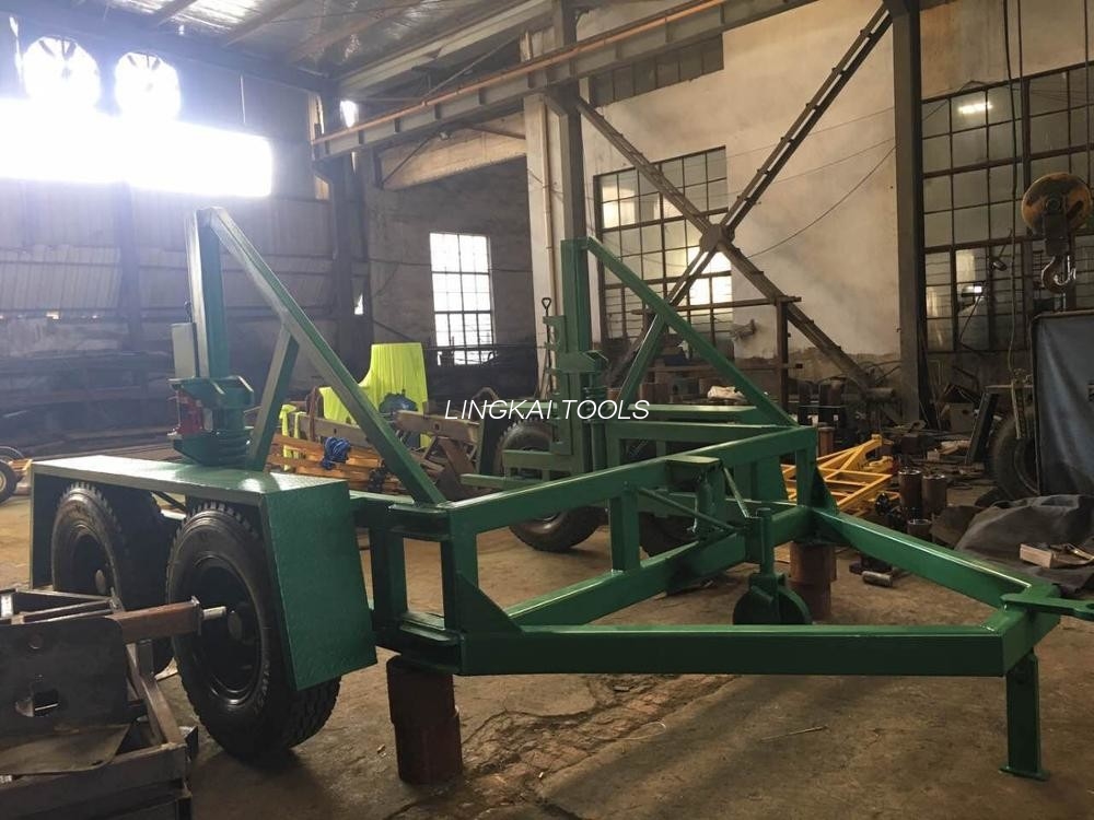 12 Ton Yük Tutumlu Kabel Baraban Daşıyıcısı Səthi Müalicə Sprey Boya ilə