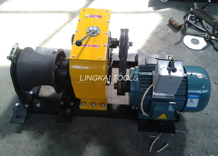 JJM8D Model 80 KN Kabel Winch Puller Petrol Capstan Winch Kabel Sətir üçün