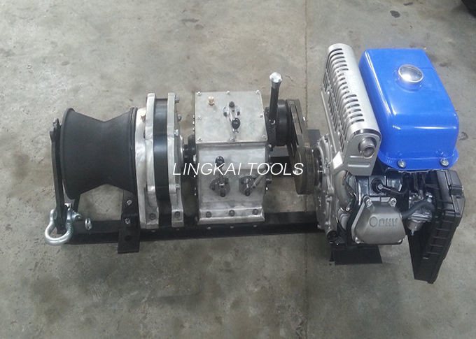5 ton benzin mühərriki kabel qazancı, tikinti xəttində Winch-a işləyən iplə işləyən ip