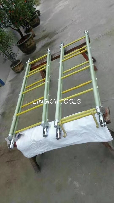 Yerüstü Xətt Qülləsinin Quraşdırılması üçün Fiberglas İzolyasiyalı İşıq Nərdivanları
