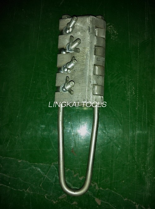 OPGW Radial Kabel üçün Alüminium Alaşımlı Optik Fiber Kabel Alətləri Radial Kilidləmə Tutucu