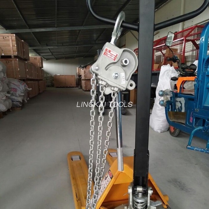 7.5 KN Alüminium Alaşımlı Əl Zəncirli Qaldırıcı / Yerüstü Xətt Bağlama Avadanlığı