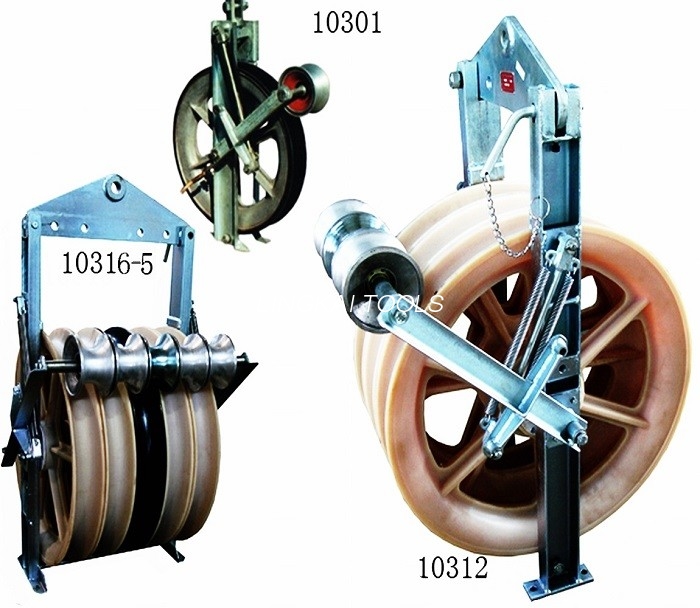 508mm Dia Ötürmə Xəttinin Stringing Alətləri Torpaqlama Rolunun Stringing Bloku