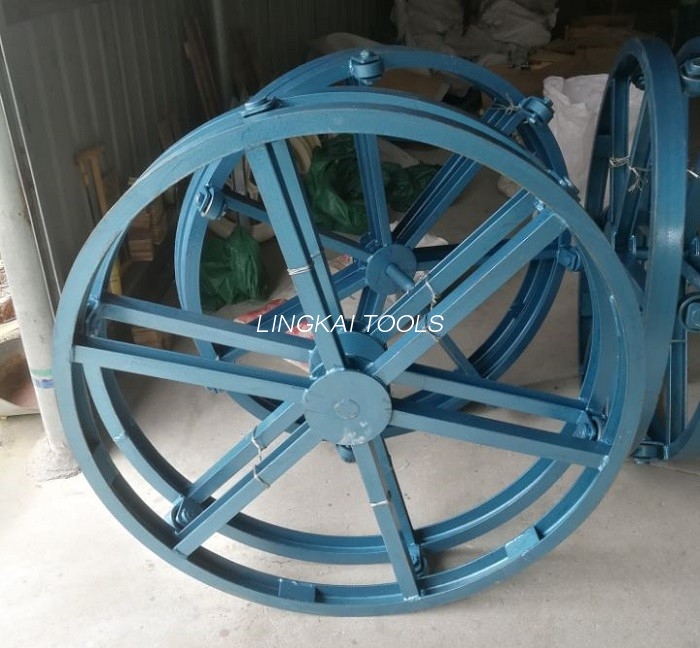 Stringing Line Saytında Kabel Rolunu Dəstəkləyən Şaquli Tip Yeraltı Kabel Alətləri