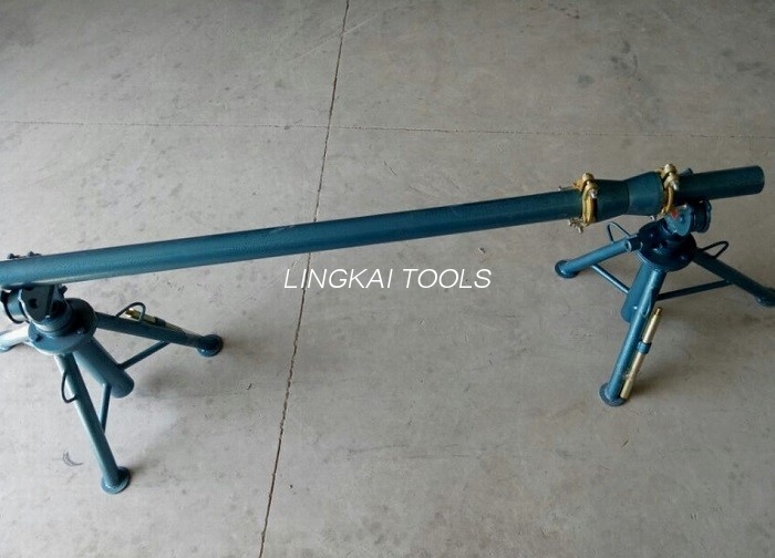 Telin əl ilə buraxılması üçün 10KN - 50KN Sadə Makaralı Ödəmə Standı Kabel Baraban Çağı