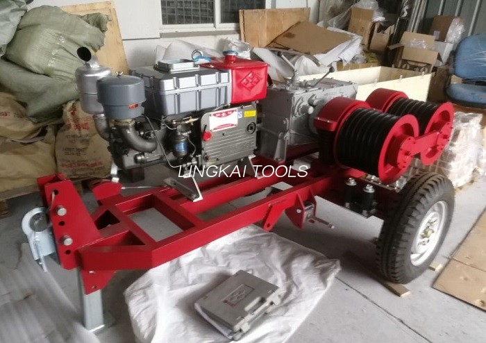 Qoşqu uyğun Honda / Yamaha Benzinli Mühərrikli 5 Tonluq Qoşa Qapalı Baraban Bucurqad
