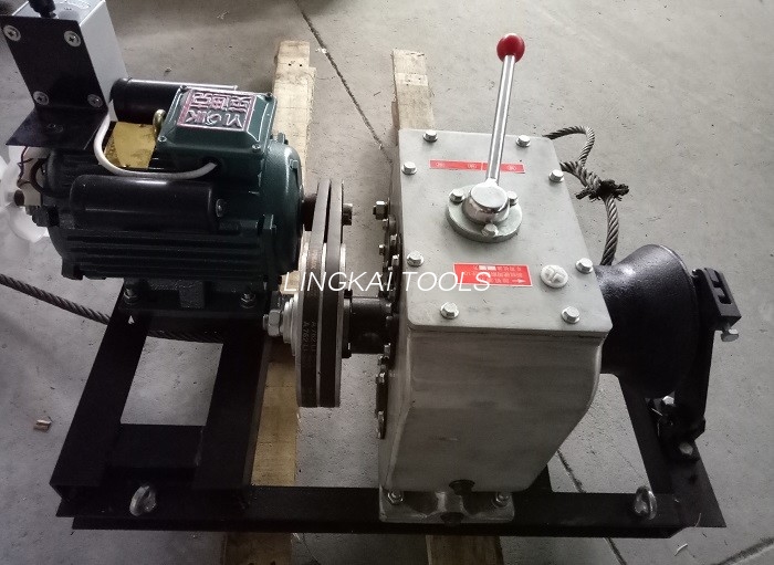 220v 380v 3 tonluq elektrik naqili çəkdiricisi/elektrik tikintisi üçün kabel çəkmə alətləri