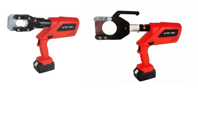 EC-40 Hidravlik Əl Cırcırlı Kabel Kəsicisi 60kn Sıxma Gücü 40mm Stroke
