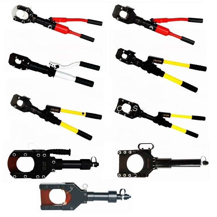 Amoured Cu / Al Kabel Maks 85mm Kəsmə üçün 85mm Stroke Hidravlik Kıvrım Aləti Kabel Kəsici