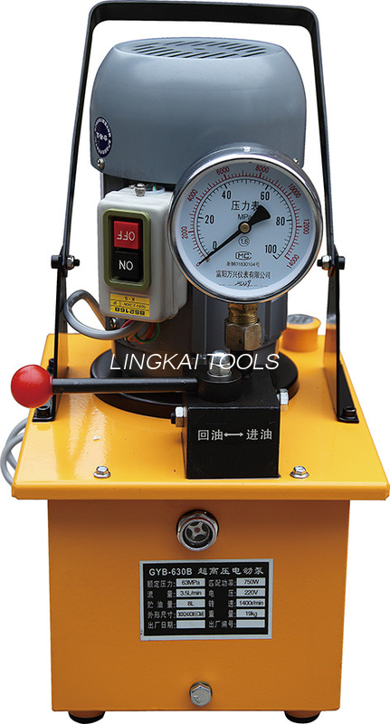 İki Mərhələli 3.0kw Hidravlik Sıxma Aləti Elektriklə işləyən nasos