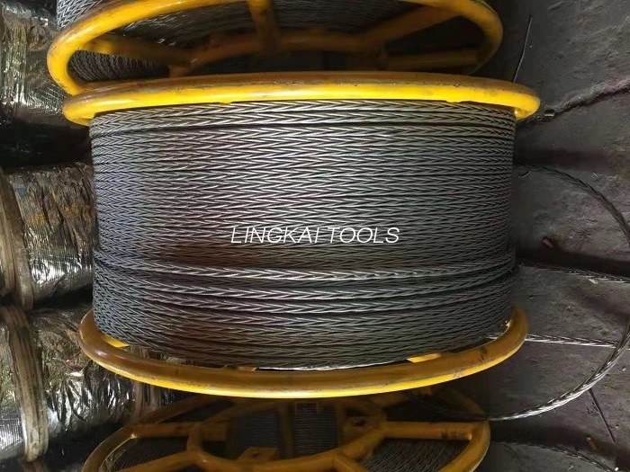 Dörd Birlikdə Birləşdirilmiş Keçiricilər üçün 22mm Anti Twist Polad Tel İp