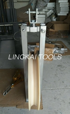 OPGW ADSS Optik Fiber Kabel Alətləri Neylon Kabel Kabel String Bloku 660mm OPGW ADSS Optik Fiber Kabel Alətləri Neylon Kabel Kabel String Bloku 660mm